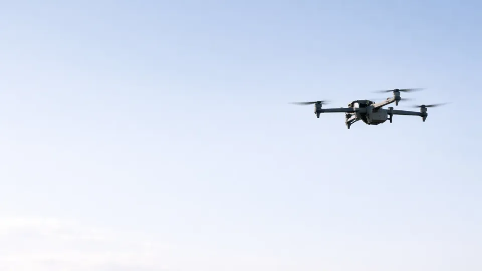 Anduril Lattice counter-UAS system deployed at a military installation, drone defense hardware