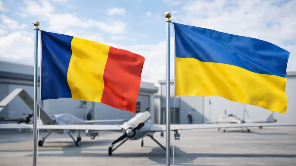 Romanian and Ukrainian defense officials meeting in Bucharest to discuss joint drone production agreement
