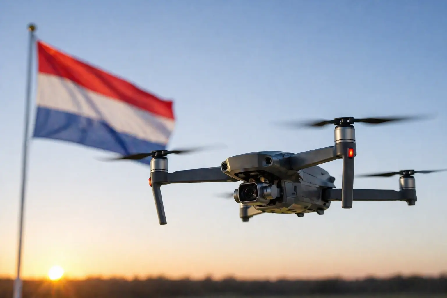 Ukrainian FPV drones lined up for deployment, representing Netherlands-Ukraine drone production partnership