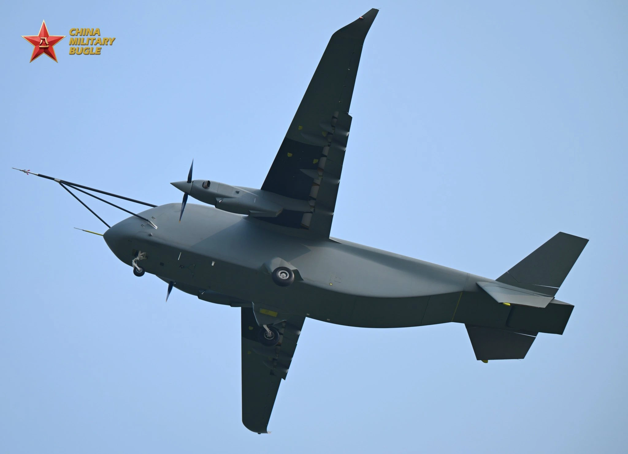 Norinco Changying-8 CY-8 cargo drone on runway during first flight trials in Zhengzhou China