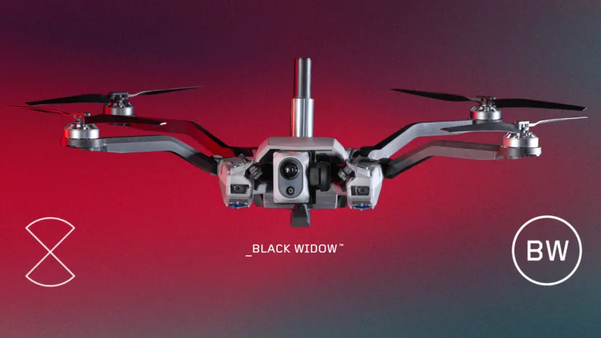 Red Cat Black Widow small unmanned aerial system in field-ready configuration