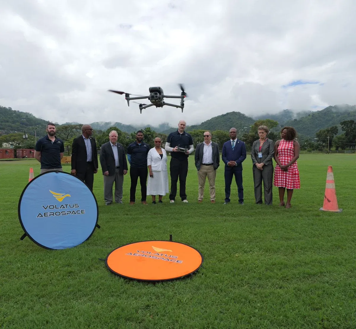 Volatus Aerospace drone training exercise with law enforcement personnel operating uncrewed aerial systems
